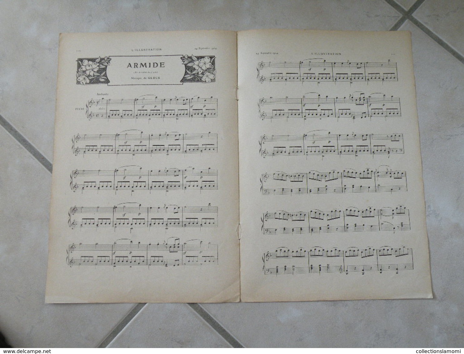 Berceuse & Armide -(Musique Georges Marty & G. Luck)- Partition (Piano) - Instruments à Clavier