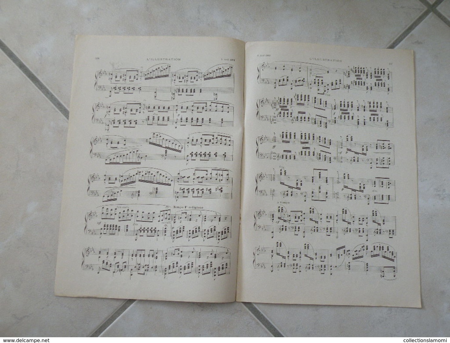 Armonia  & Nec Fatalia (Musique Eugène Ketterer & Sureau Bellet)- Partition (Piano) - Instrumento Di Tecla