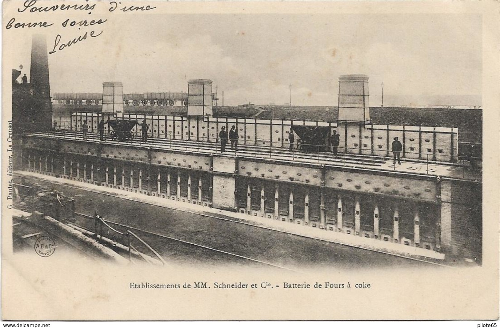 LE CREUSOT / ETABLISSEMENTS DE MM . SCHNEIDER ET Cie / BATTERIE DES FOURS A COKE - Le Creusot