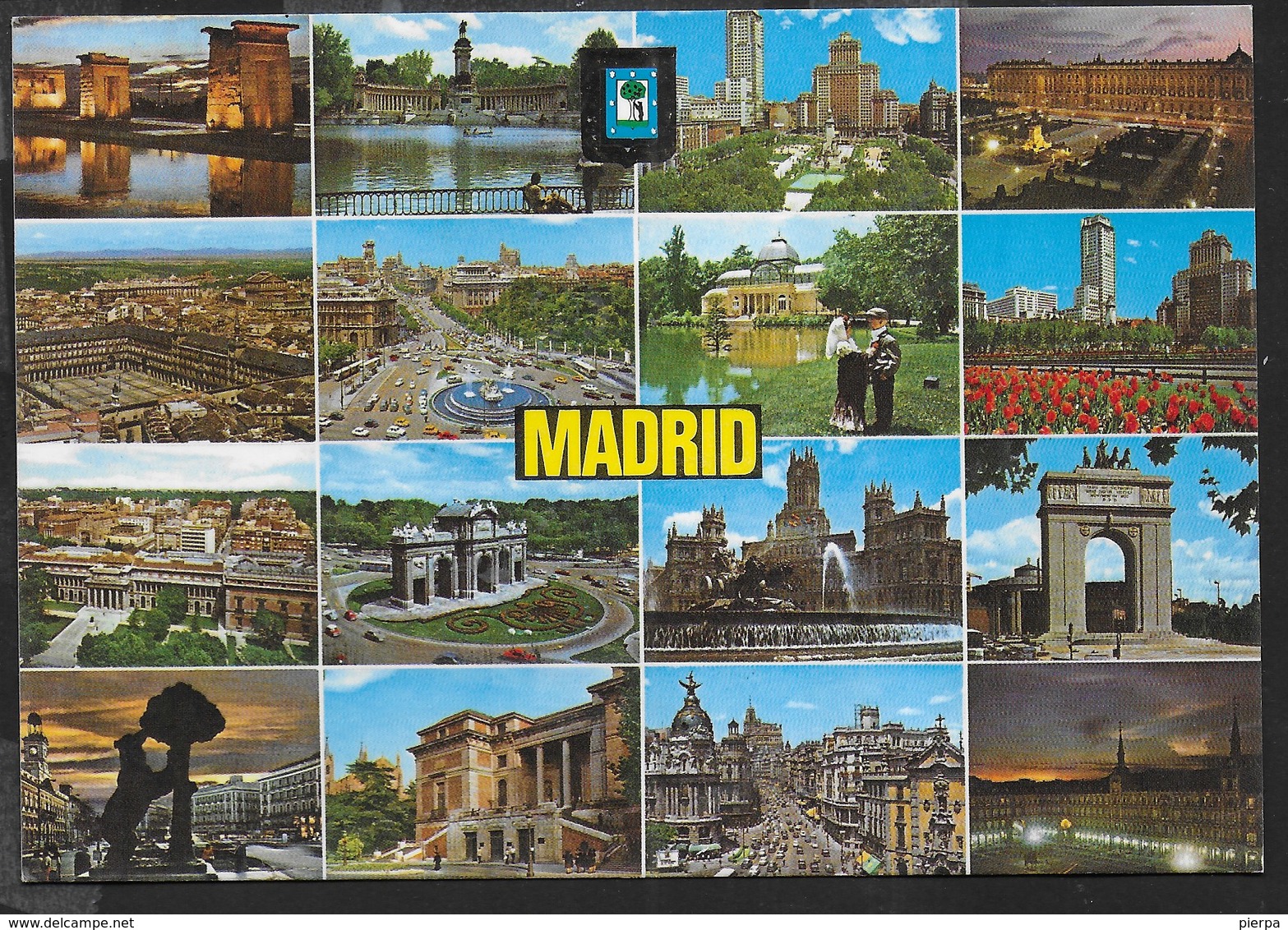 SPAGNA - MADRID - VIAGGIATA VIA AEREA 1980 - Madrid