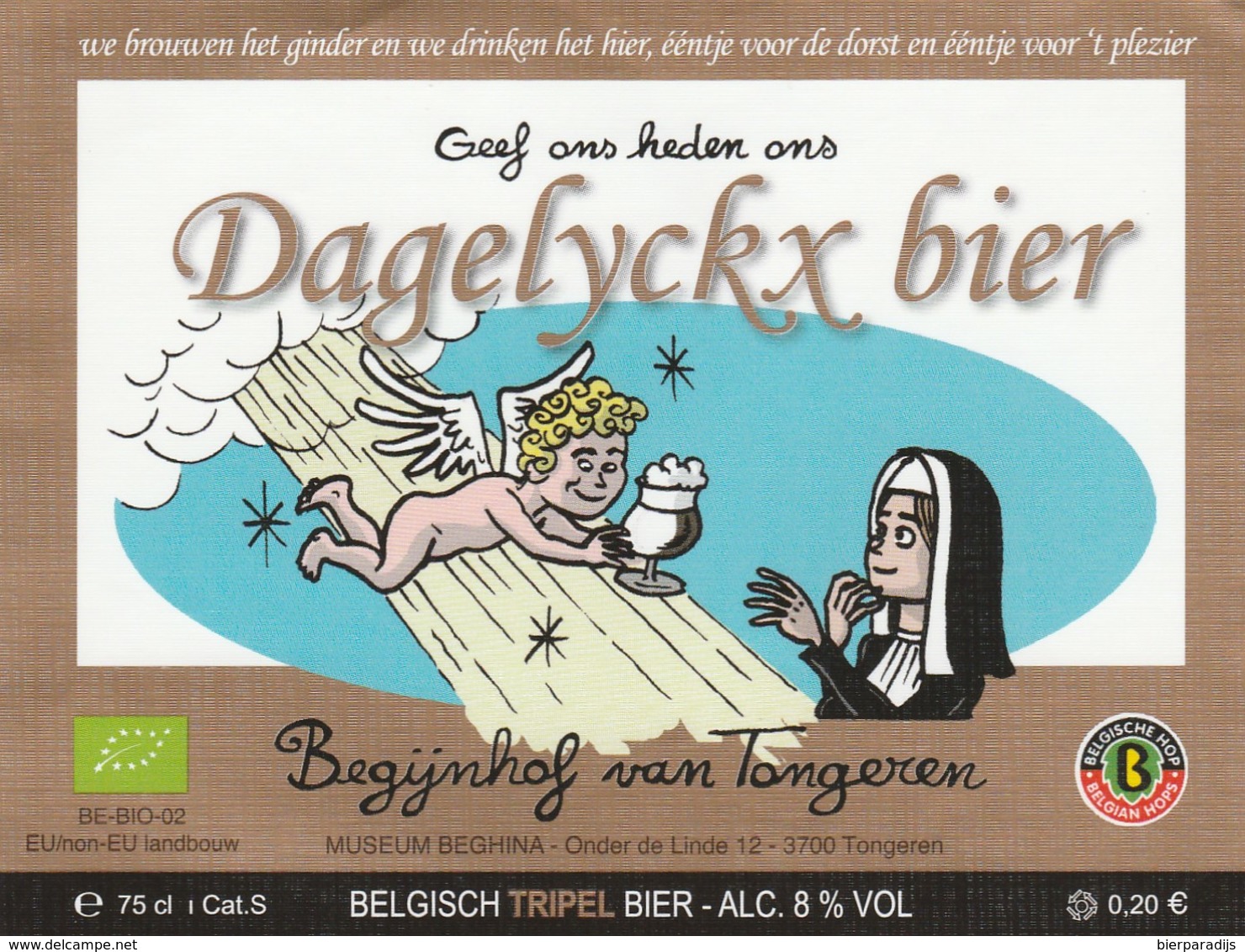 Dagelyckx Bier Begijnhof Tongeren - Bière