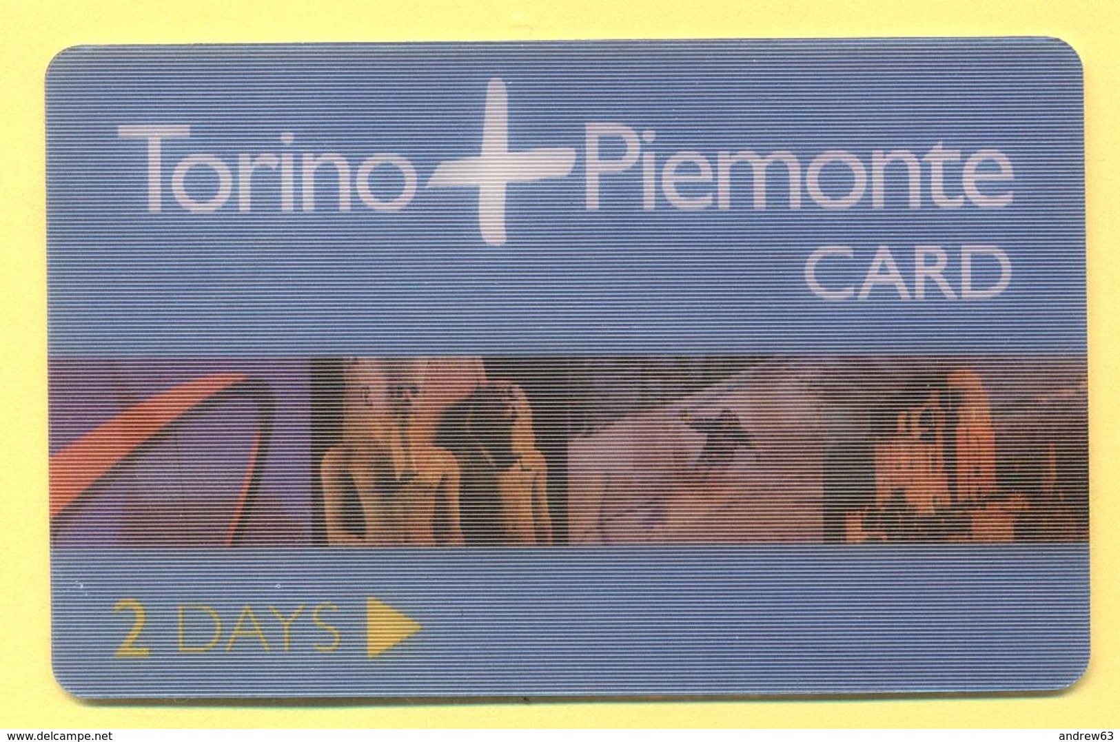 TORINO - Piemonte Card - 2008 - Adulti - Ingresso Forfettario Per 2 Giorni - Biglietti D'ingresso