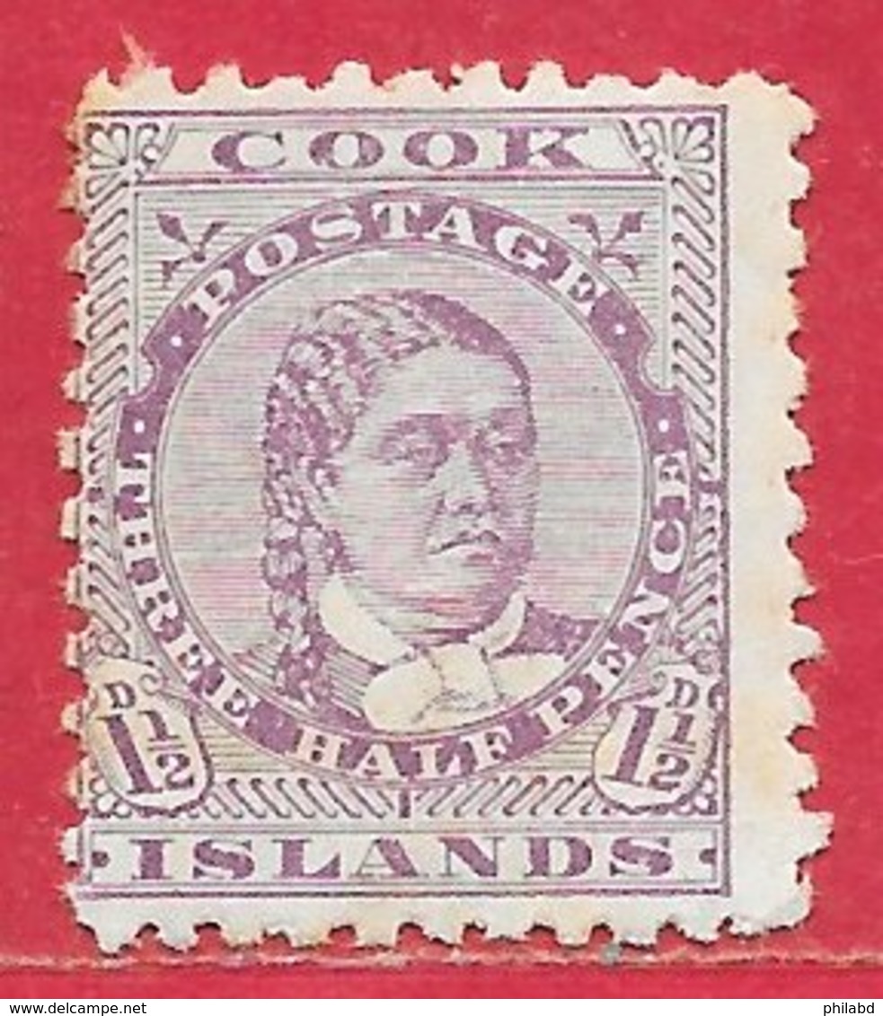 Cook (îles) N°7C 1,5p Violet (dentelé 11) 1893 * - Cook