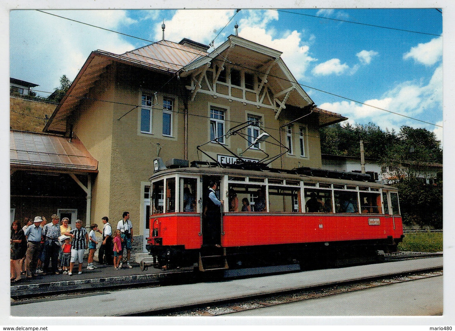 OSTERREICH  AUSTRIA       TRAIN -ZUG- TREIN -TRENI-  GARE  BAHNHOF-STATION-STAZIONE   2  SCAN   (NUOVA) - Trains