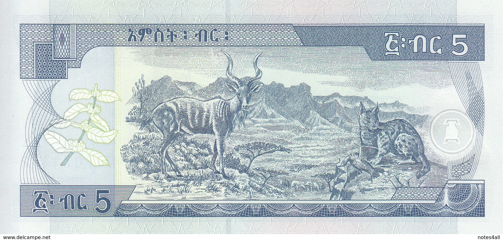 ETHIOPIA 5 BIRR 2017 P-47 New UNC */* - Ethiopia