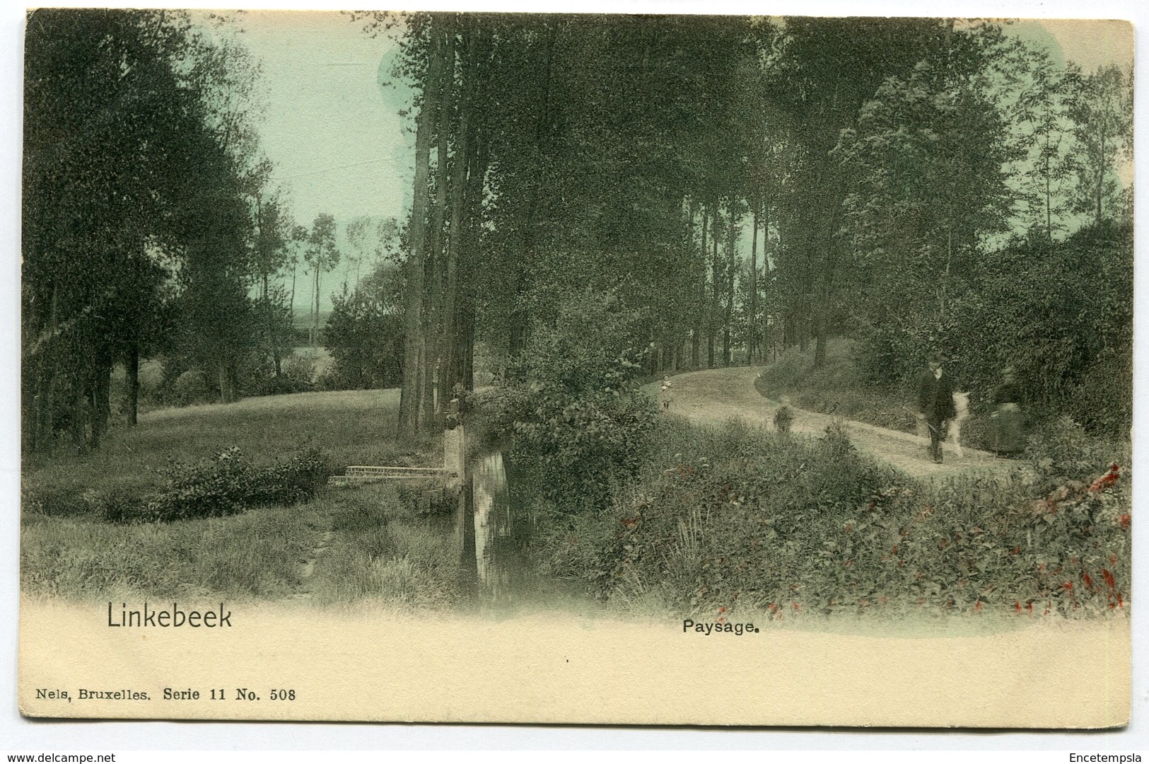 CPA - Carte Postale - Belgique - Linkebeek - Paysage - 1908  (C8716) - Linkebeek