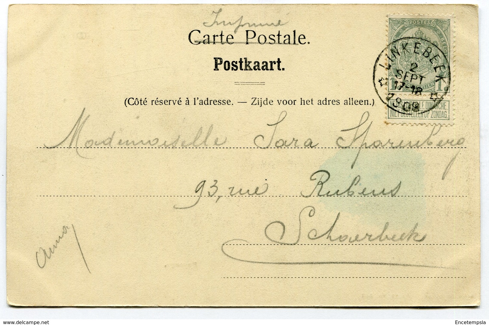 CPA - Carte Postale - Belgique - Linkebeek - Paysage - 1908  (C8716) - Linkebeek
