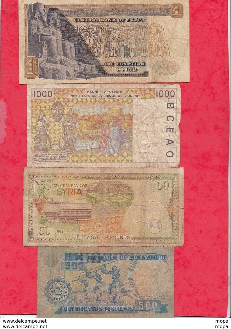 Autres-Afrique 9 Billets  6 Dans L 'état 2 état Moyen Et 1 Usagé   Lot N °3 - Autres - Afrique