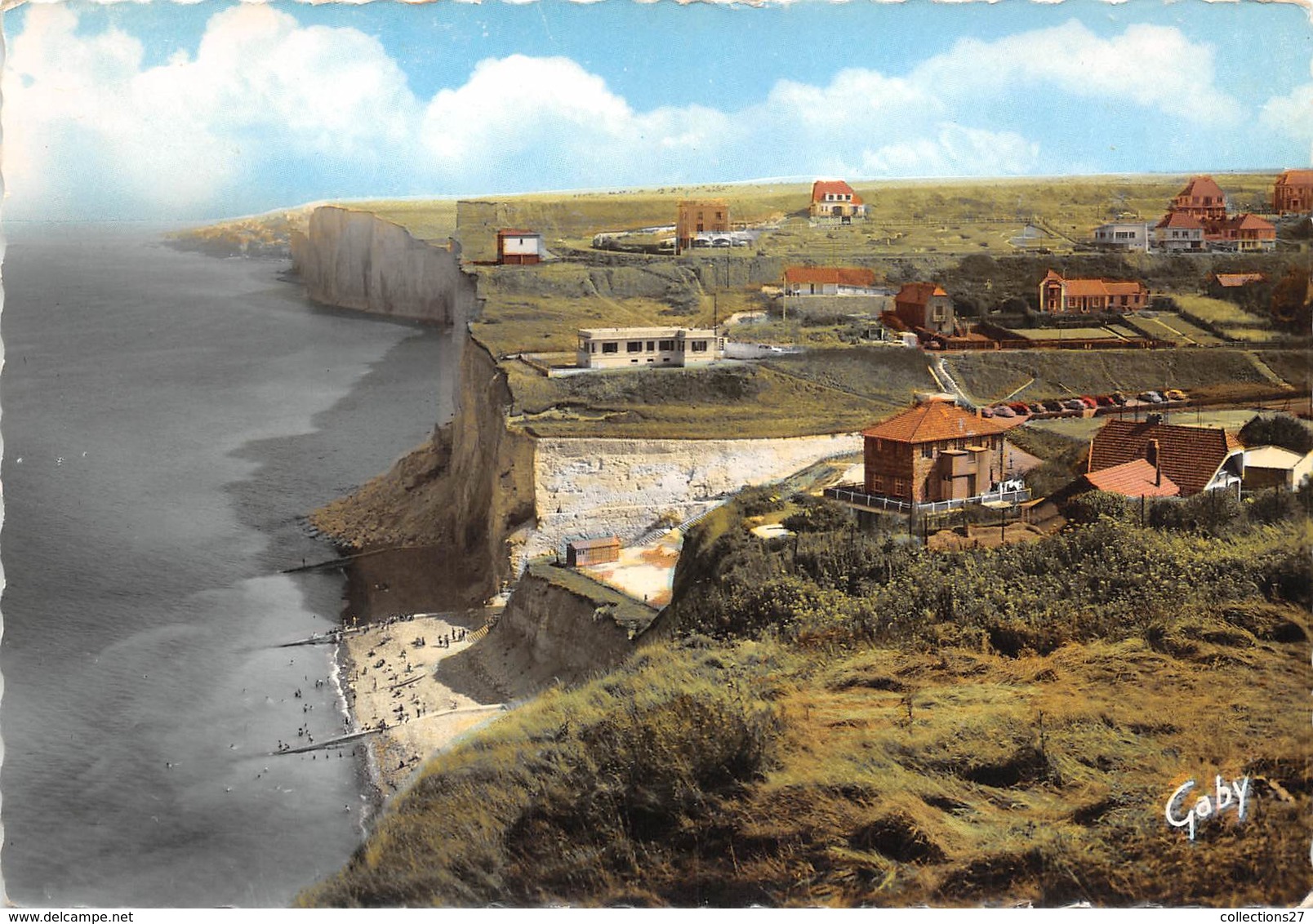 80-BOIS-DE-CISE-- LA PLAGE ET LES FALAISES - Bois-de-Cise