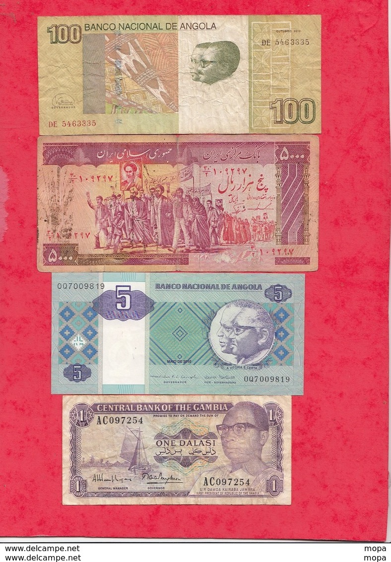 Autres-Afrique 8 Billets 5 Dans L 'état 2 état Moyen Et 1 Usagé  Lot N °7 - Autres - Afrique