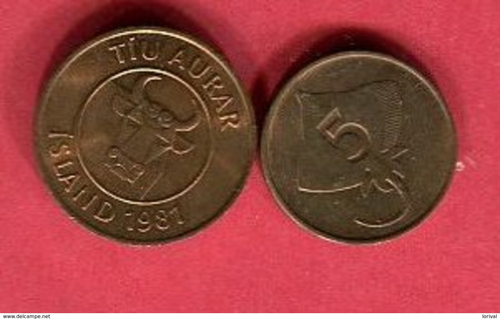 LOT  2 MONNAIES DIFFERENTES TB+ 3 - Iceland