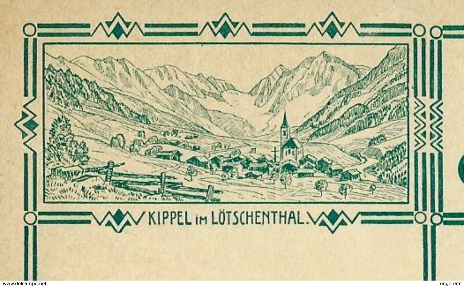 Carte Illustré Neuve N° 115 - 008 KIPPEL Im LÖTSCHENTHAL   (Zumstein 2009) - Entiers Postaux