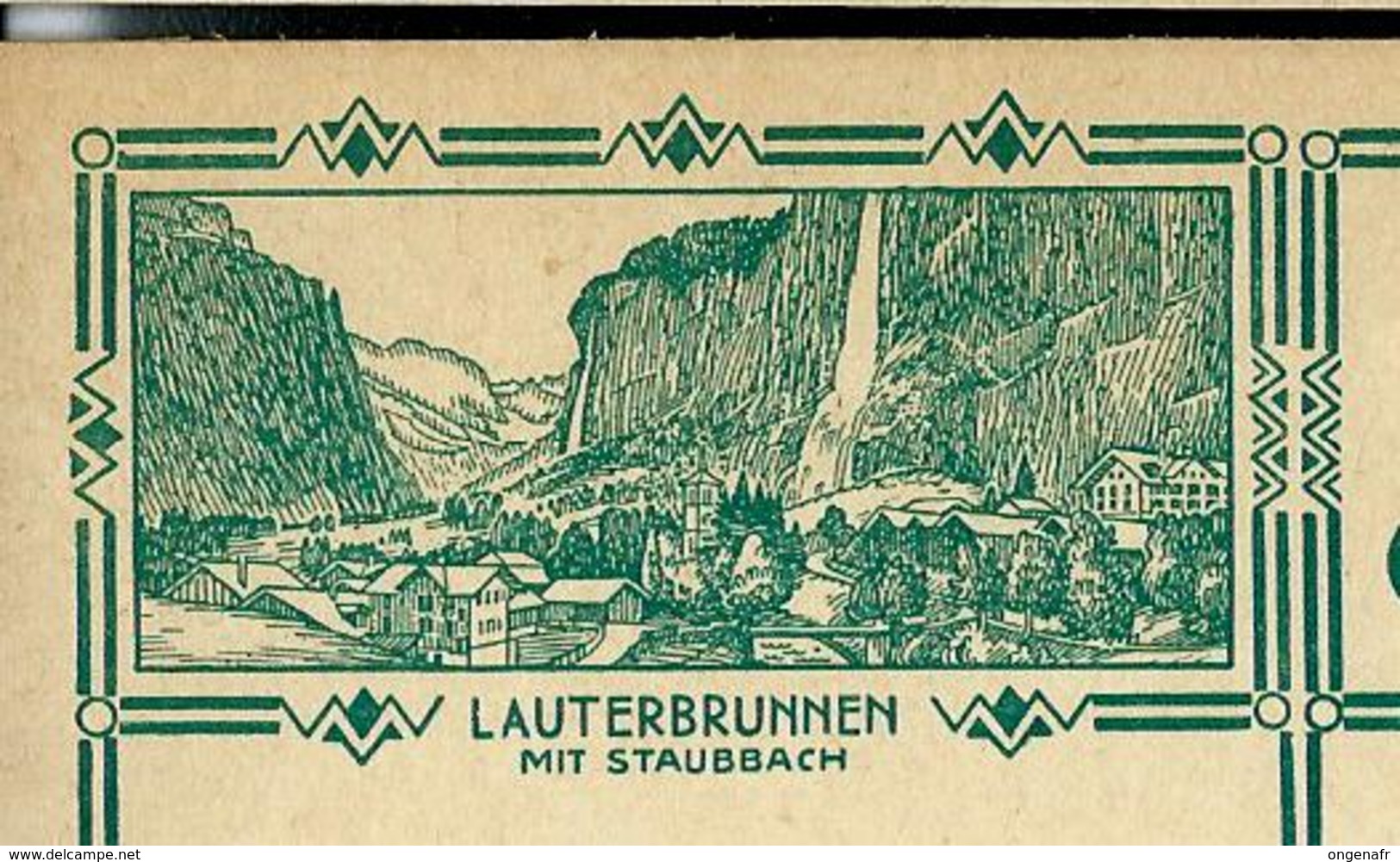 Carte Illustré Neuve N° 115 - 009  LAUTERBRUNNEN Mit Staubbach  (Zumstein 2009) - Entiers Postaux