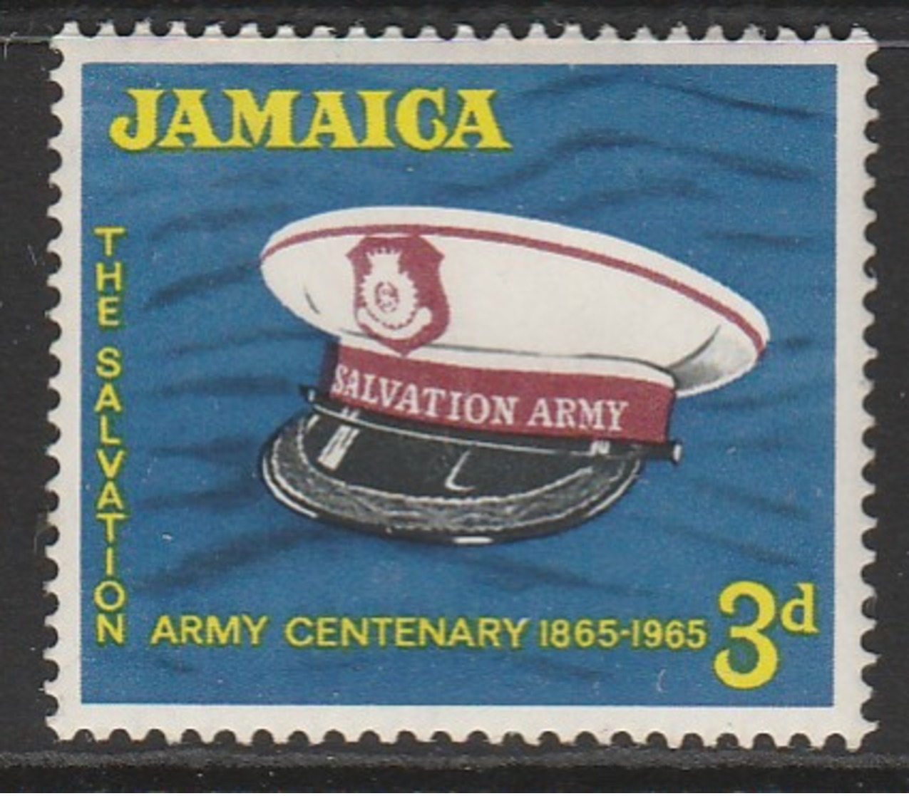 Jamaica 1965 The 100th Anniversary Of The Salvation Army 3p Multicoloured SW 247 * MM - Jamaica (1962-...)