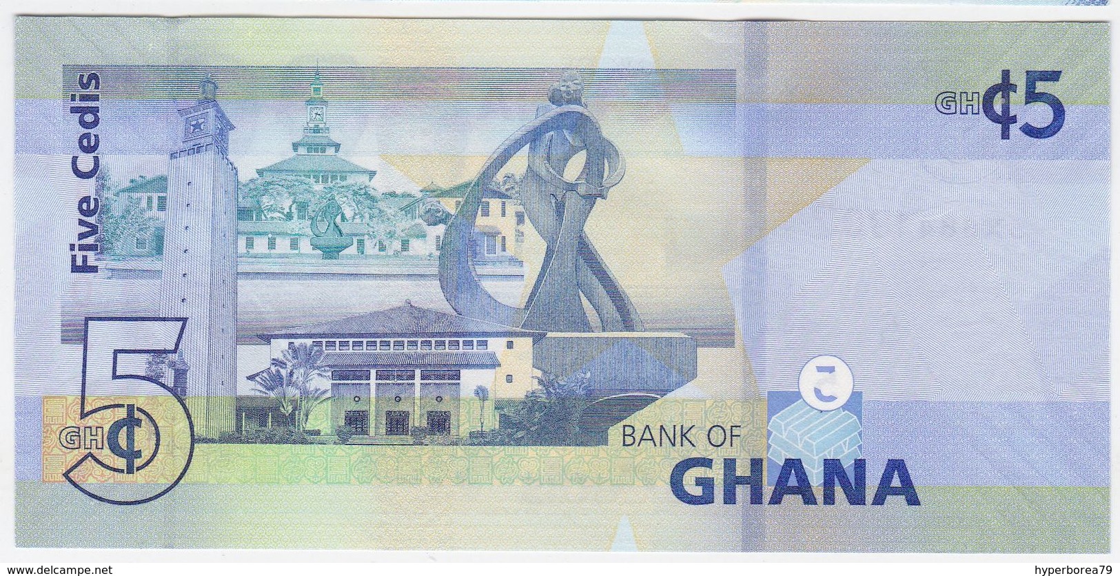 Ghana NEW - 5 Cedis 4.3.2019 - UNC - Ghana