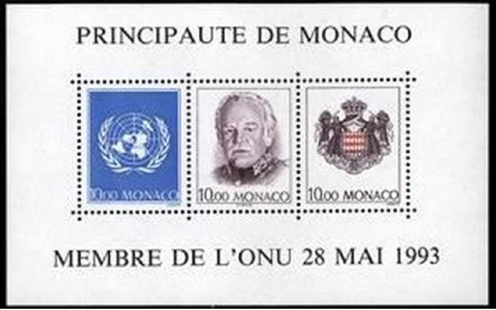 Monaco 1993 Yvert BF 62 Neuf** MNH (136) - Blocks & Kleinbögen