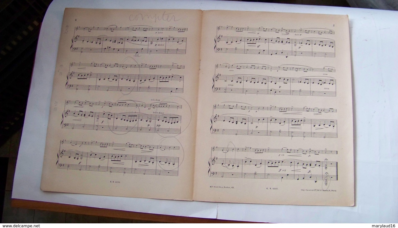 Martini - Les Moutons (célèbre Gavotte) Pour Violon Et Piano - Transcription Bartholomeus - Edition Gallet - Música Folclórica