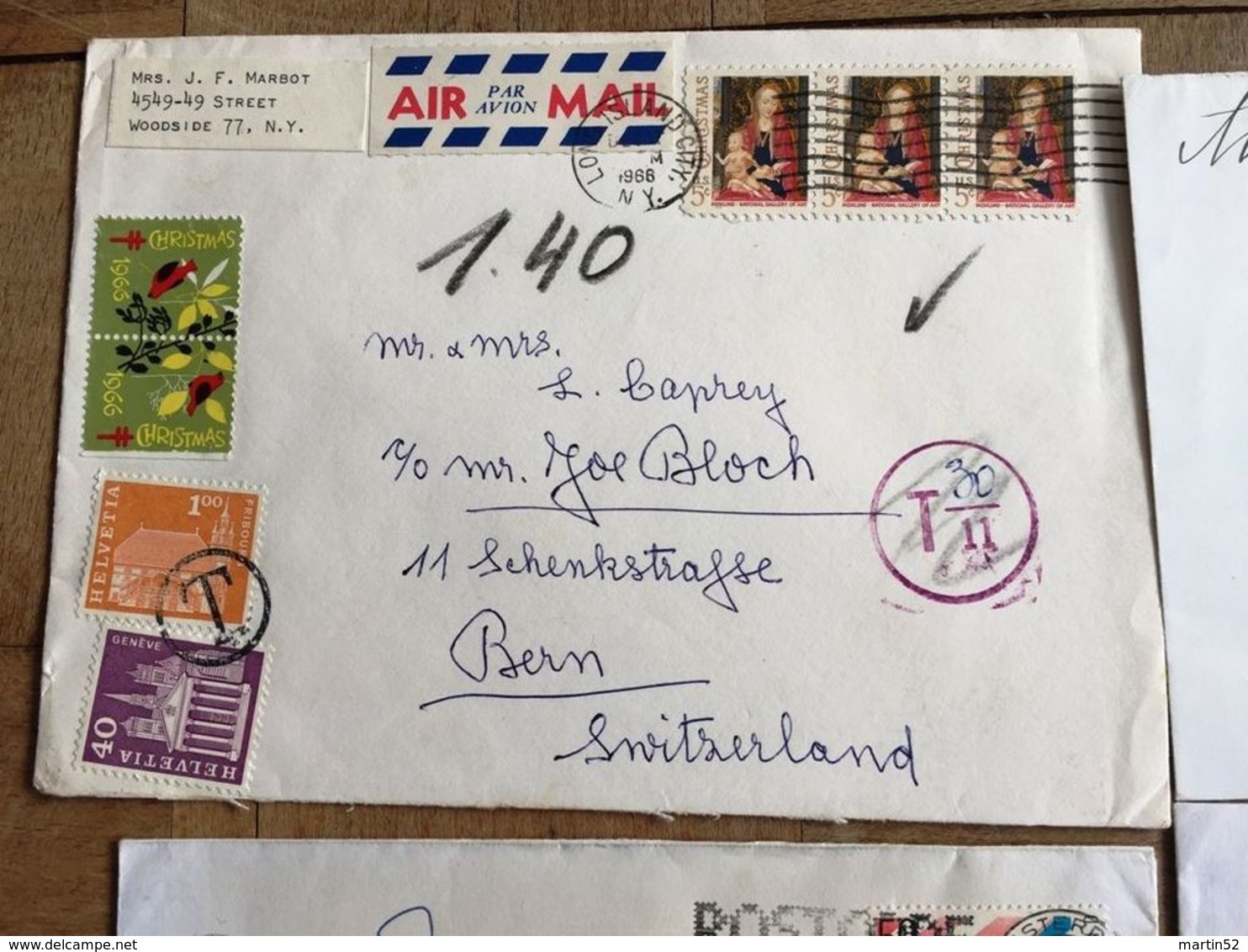 Schweiz Suisse 1961-1984: Set Mit 10 Nachtaxierten Briefen Mit T-Stempel Jeu De 10 Lettres Avec Cachet "T" (taxe) - Taxe