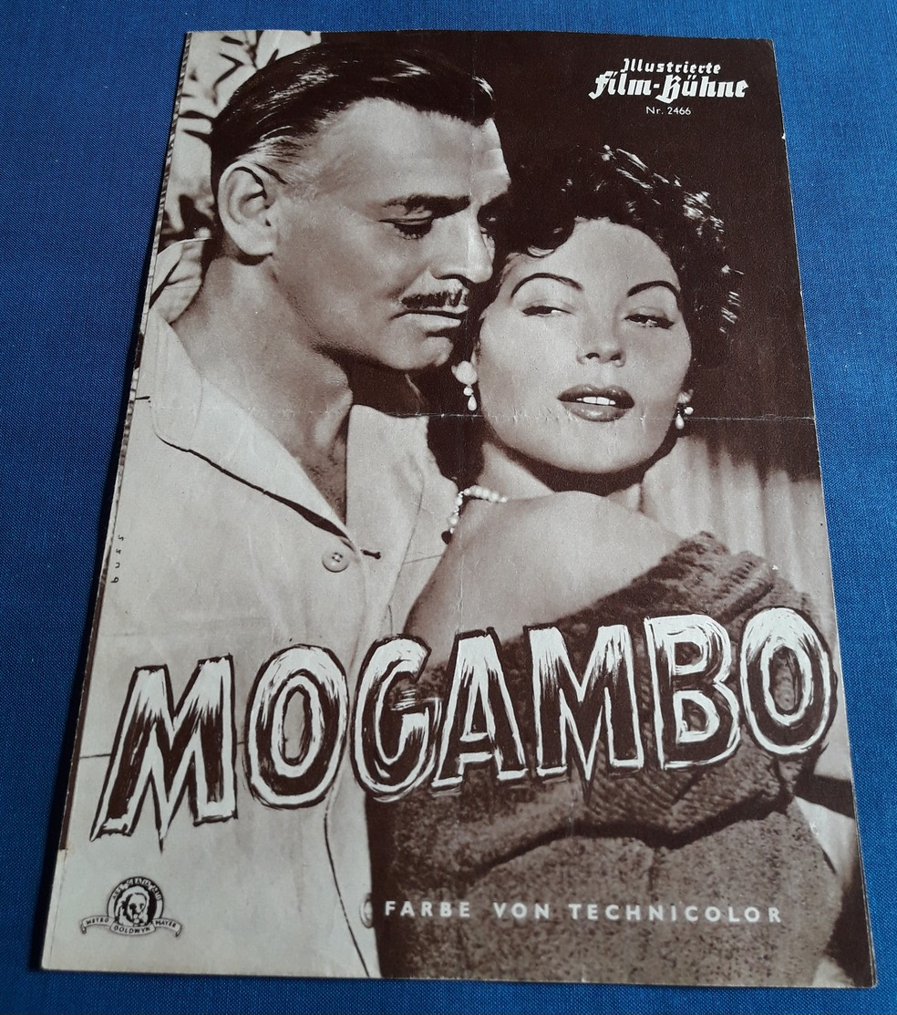 Clark Gable, Ava Gardner, Grace Kelly > John-Ford-Film "MOGAMBO" > Altes IFB-Filmprogramm (fp140) - Zeitschriften