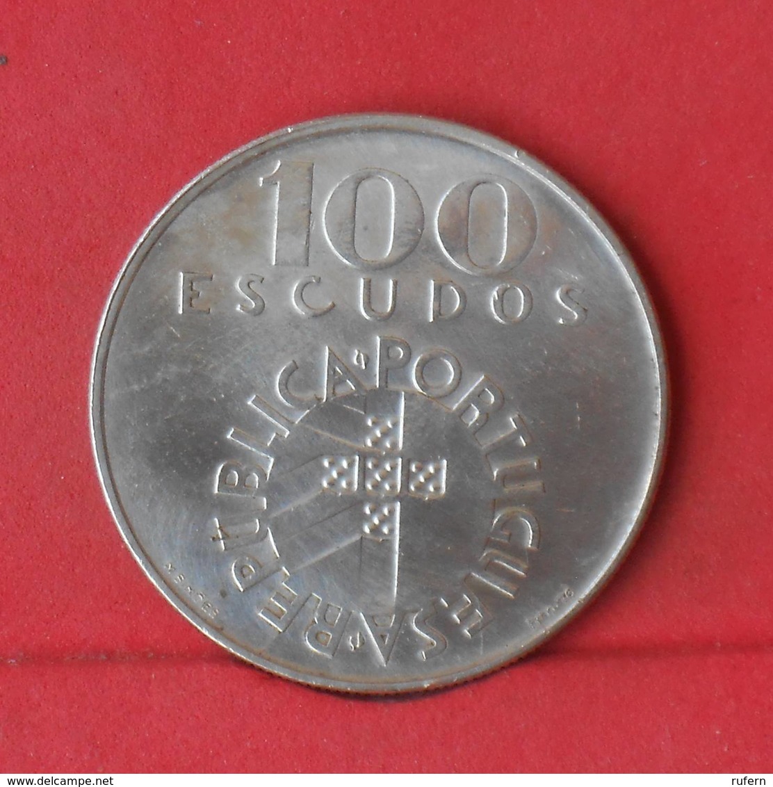 PORTUGAL 100 ESCUDOS 1976 - 18 GRS - 0,650 SILVER   KM# 603 - (Nº28913) - Portugal