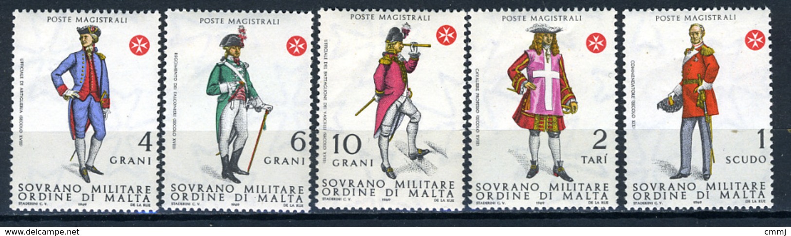 1968 - S.M.O.M. - Sovrano Militare Ordine Di Malta - Catg. Unif.  36/40 - Mint - NH - (VS10022015...) - Malte (Ordre De)