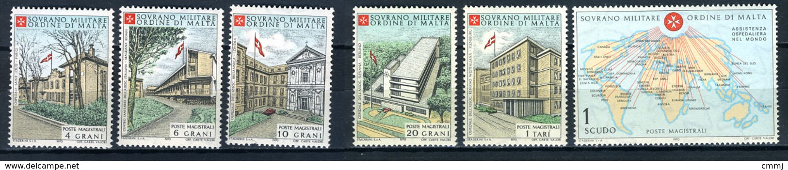 1970 - S.M.O.M. - Sovrano Militare Ordine Di Malta - Catg. Unif.  50/55 - Mint - NH - (VS10022015...) - Malte (Ordre De)