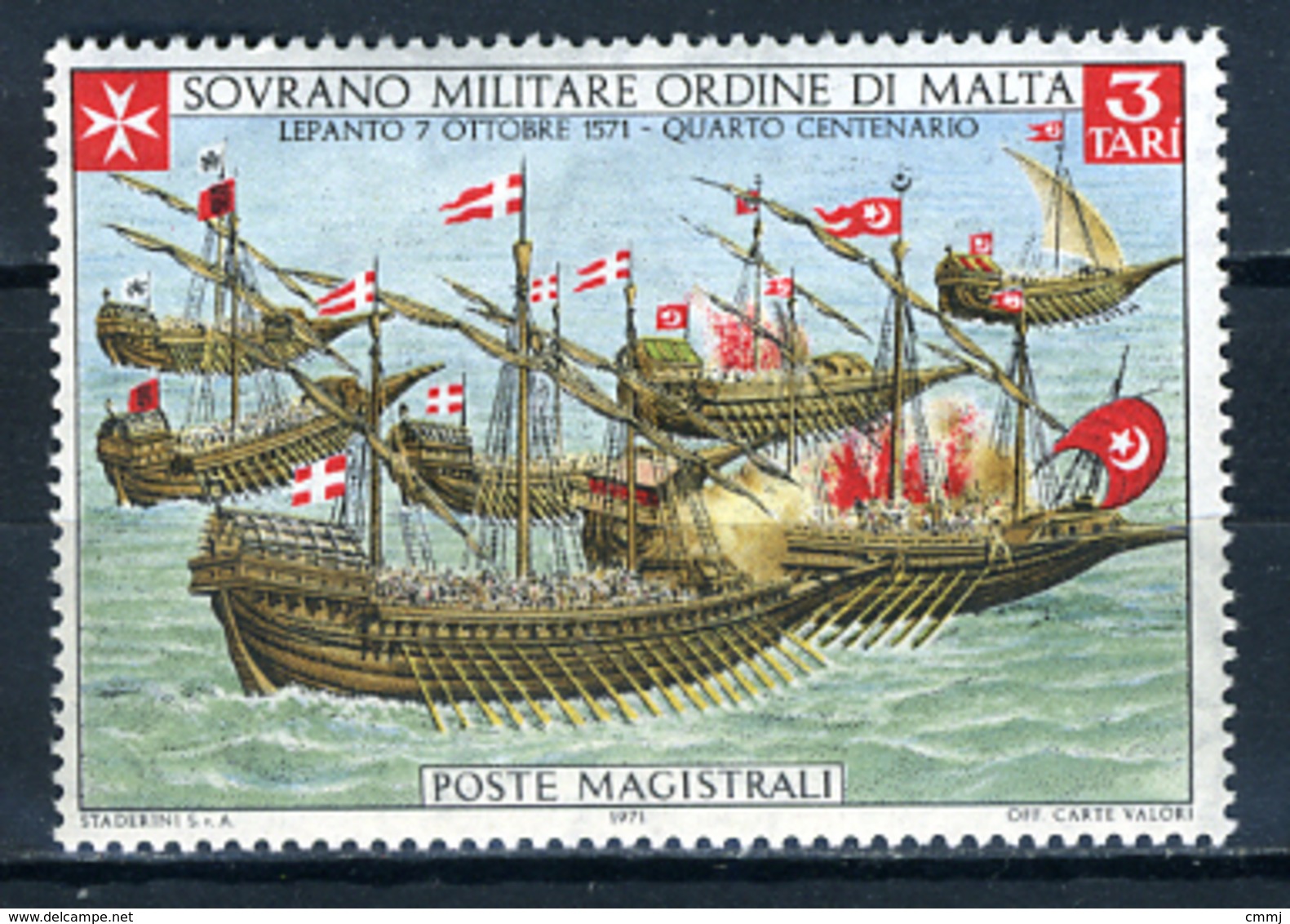 1971 - S.M.O.M. - Sovrano Militare Ordine Di Malta - Catg. Unif.  70 - Mint - NH - (VS10022015...) - Malta (la Orden De)