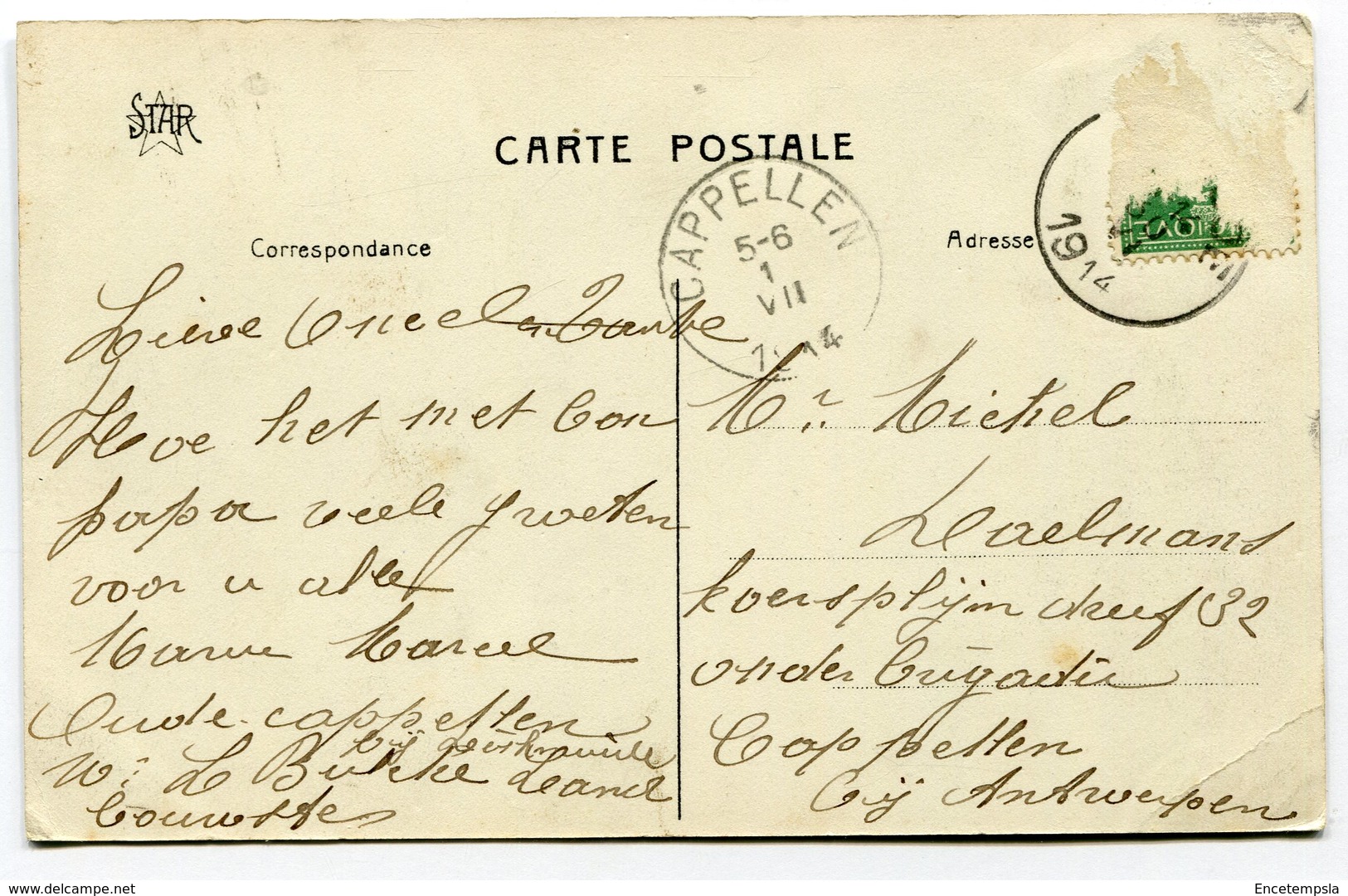 CPA - Carte Postale - Belgique - Dixmude - Le Béguinage - 1914  (C8728) - Diksmuide