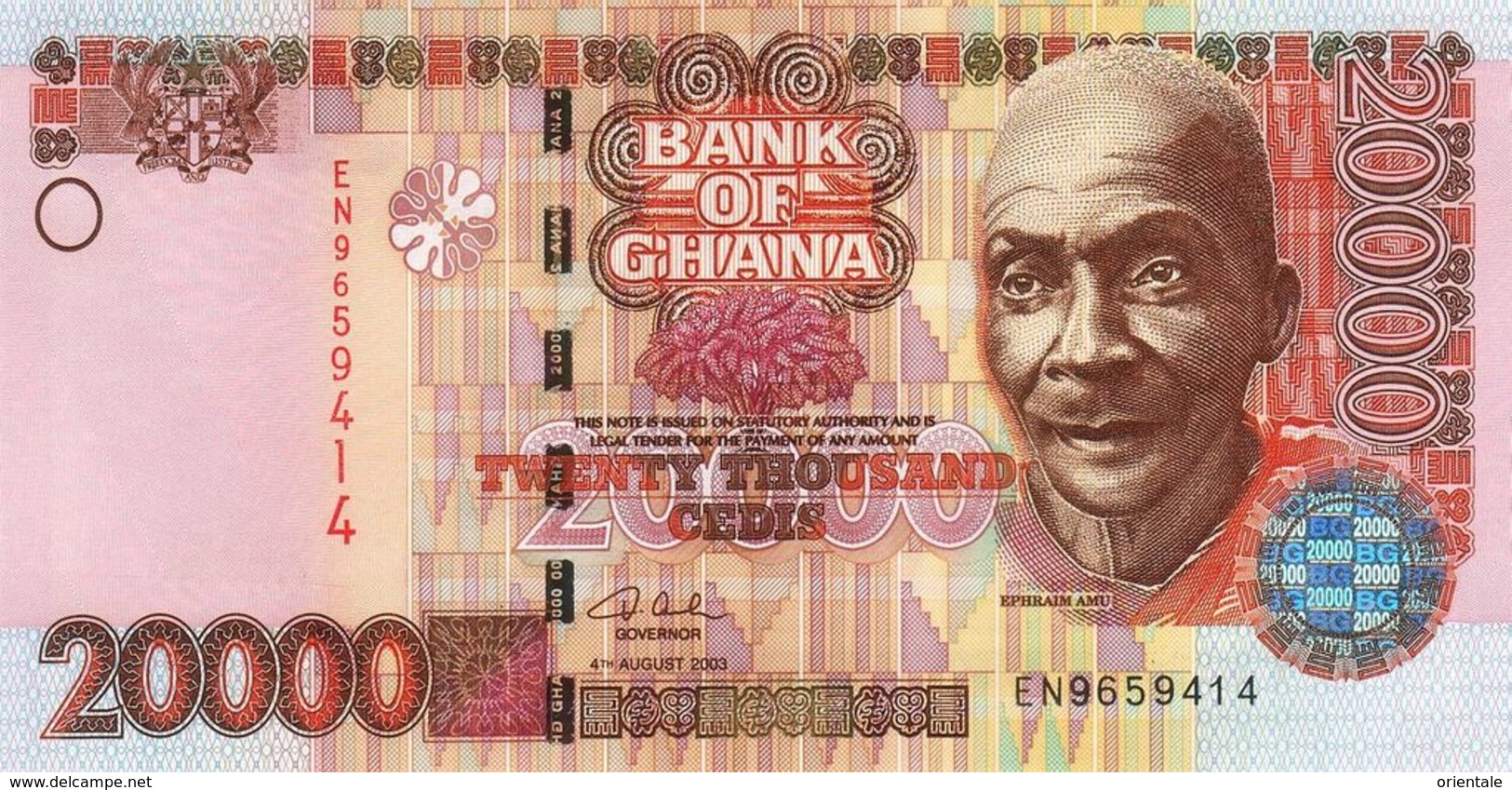 GHANA P. 36b 20000 C 2003 UNC - Ghana