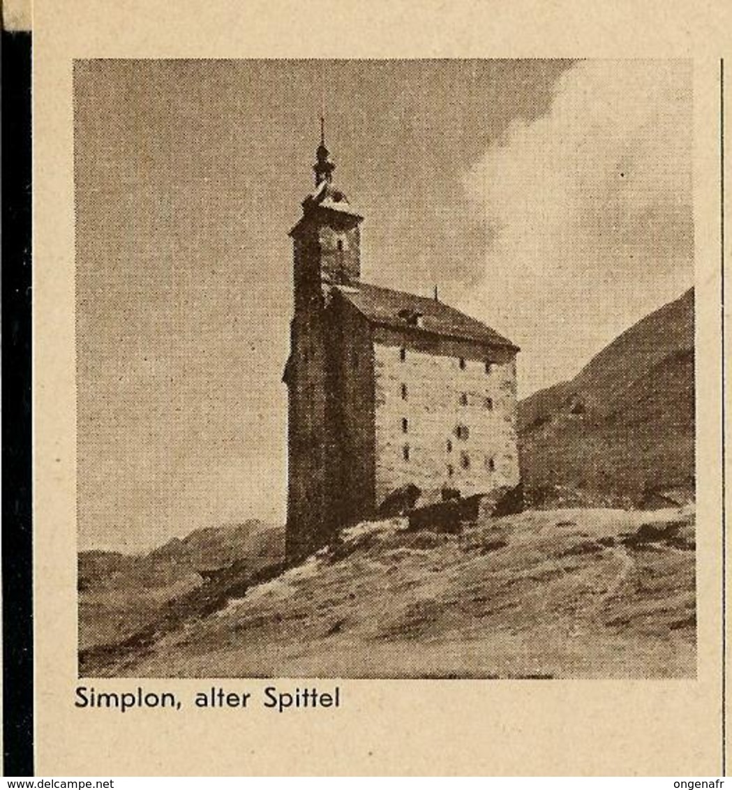 Carte Illustré Neuve N° 167B - 024  Simplon, Alter Spittel (Zumstein 2009) - Entiers Postaux