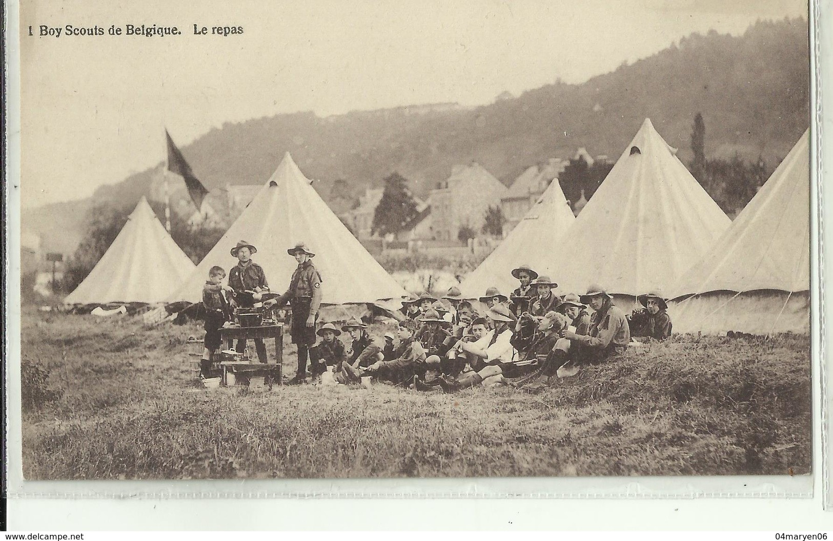 ** 1.  BOYS-SCOUTS   DE BELGIQUE     **-- Le Repas -- - Scoutisme