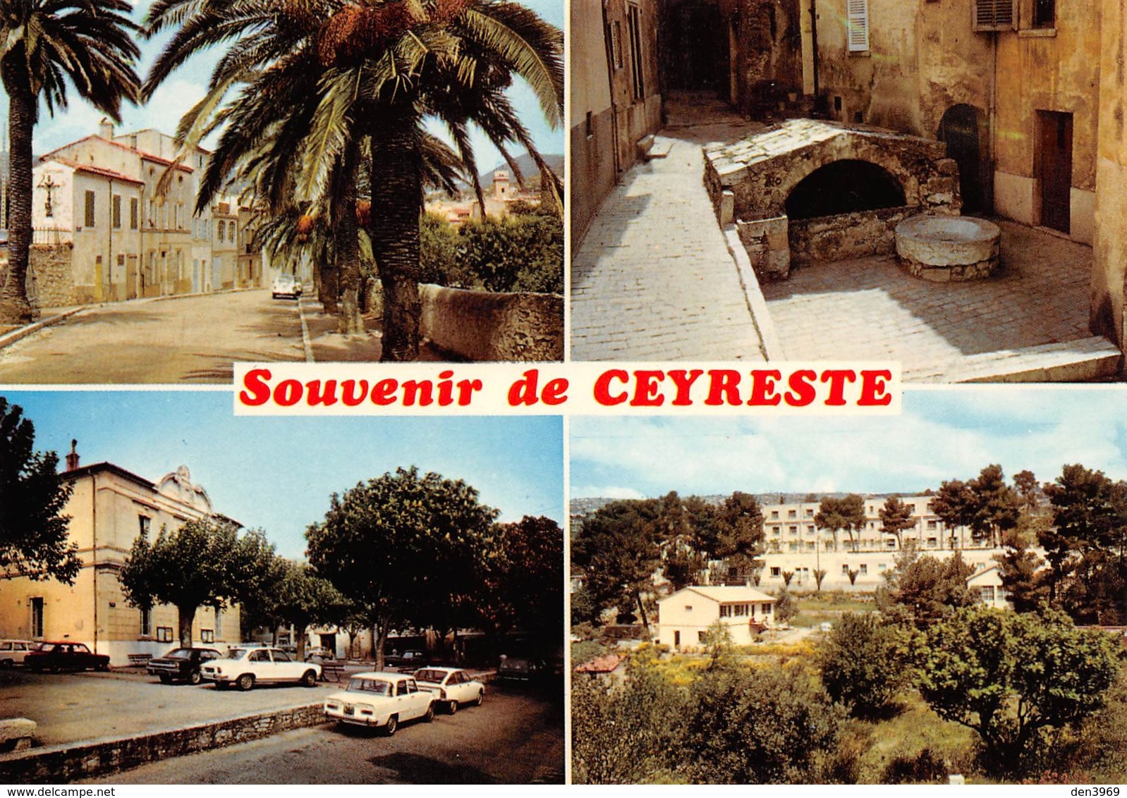 CEYRESTE - Allée Des Palmiers - La Fontaine Romaine - Place De La Mairie - Maison De Repos - Autres & Non Classés