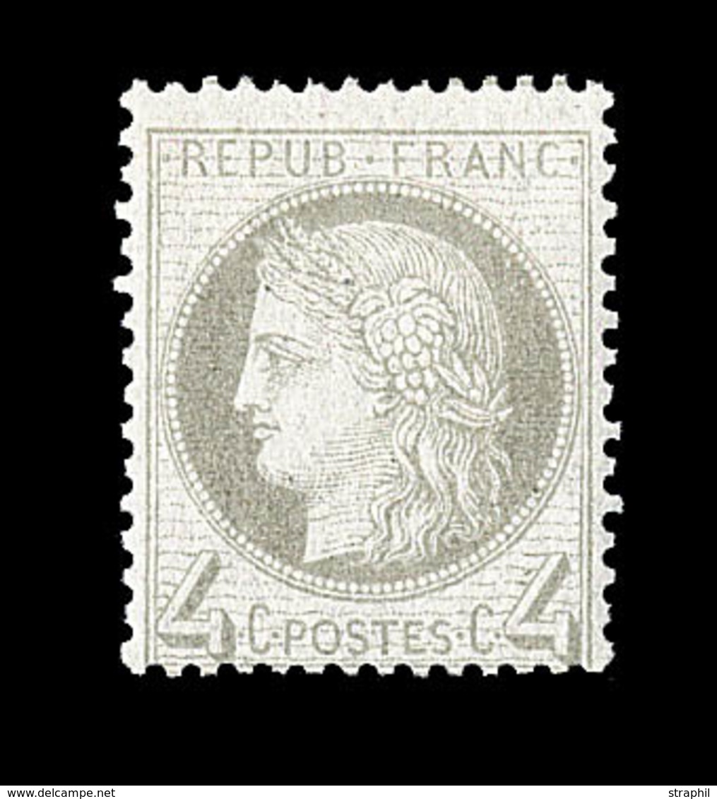 * CERES III ème REPUBLIQUE - * - N°52 - 4c Gris - TB - 1871-1875 Cérès
