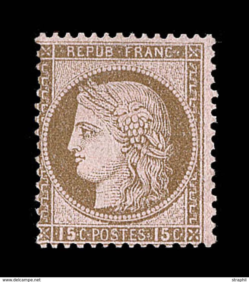 (*) CERES III ème REPUBLIQUE - (*) - N°55b - Erreur De Valeur - Signé - TB - 1871-1875 Cérès