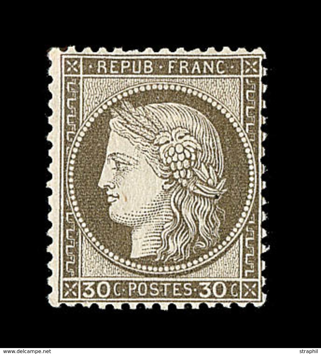 * CERES III ème REPUBLIQUE - * - N°56a - 30c Brun Foncé - Comme ** -TB - 1871-1875 Cérès