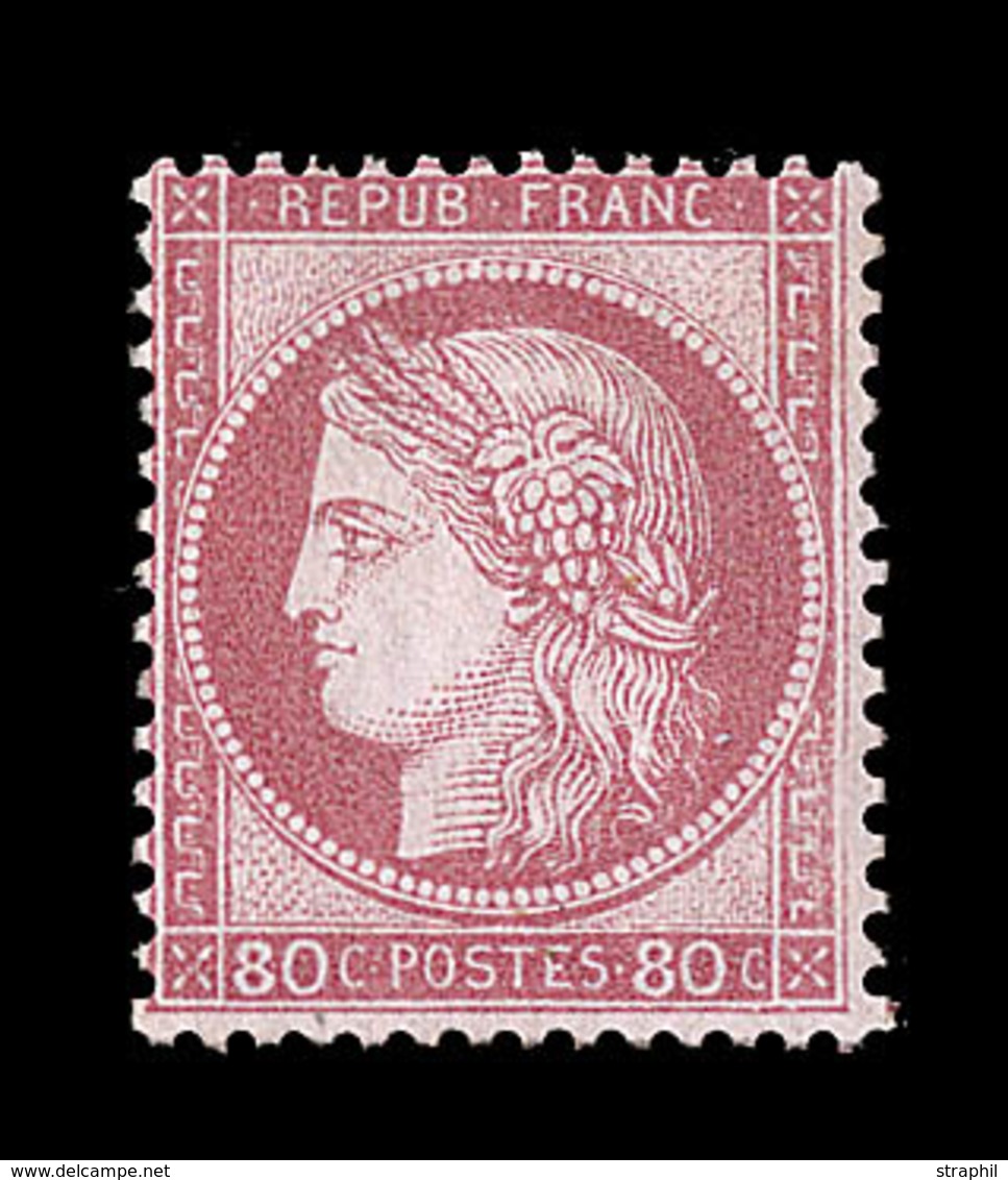 * CERES III ème REPUBLIQUE - * - N°57 - 80c Rose - TB - 1871-1875 Cérès