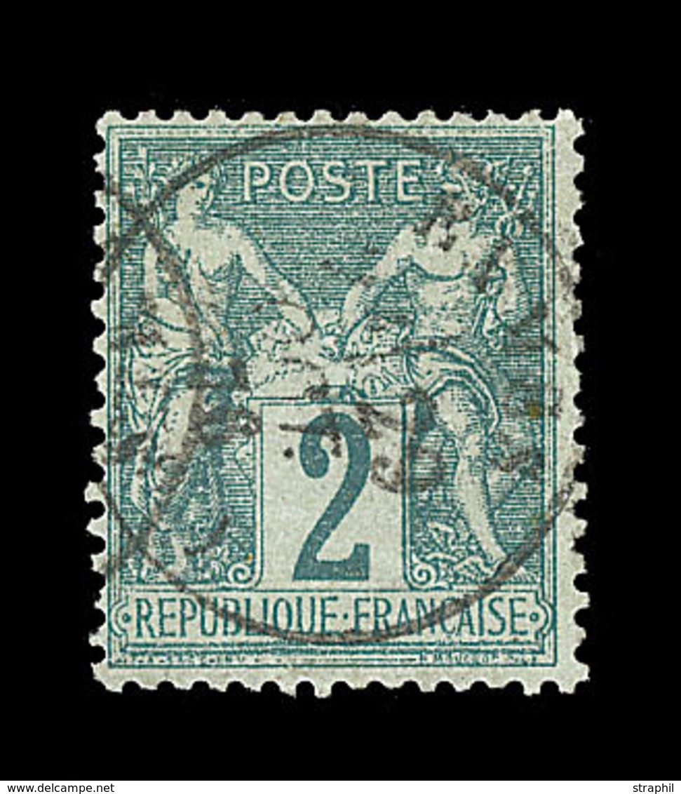 O TYPE SAGE - O - N°62 - 2c Vert - TB - 1876-1878 Sage (Type I)