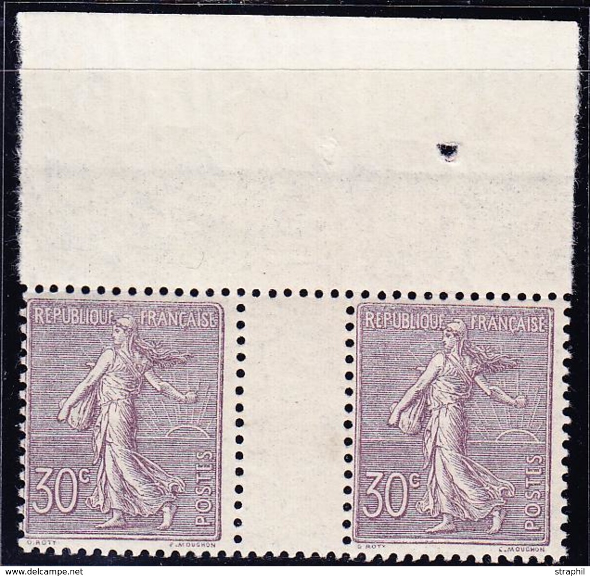 ** TYPE SEMEUSE LIGNEE - ** - N°132a - 25c Bleu - Luxe - TB - 1903-60 Semeuse Lignée