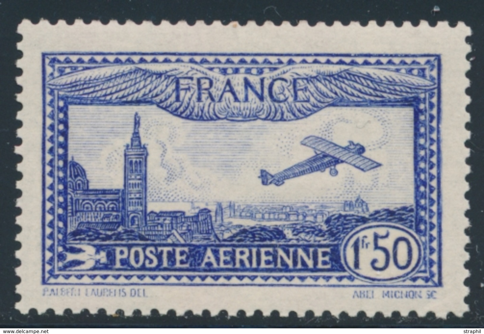 * POSTE AERIENNE - * - N°6b - Outremer Vif -TB - 1927-1959 Neufs