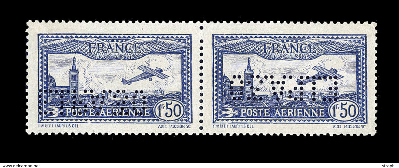 ** POSTE AERIENNE - ** - N°6c - Paire - EIPA 30 - TB - 1927-1959 Neufs