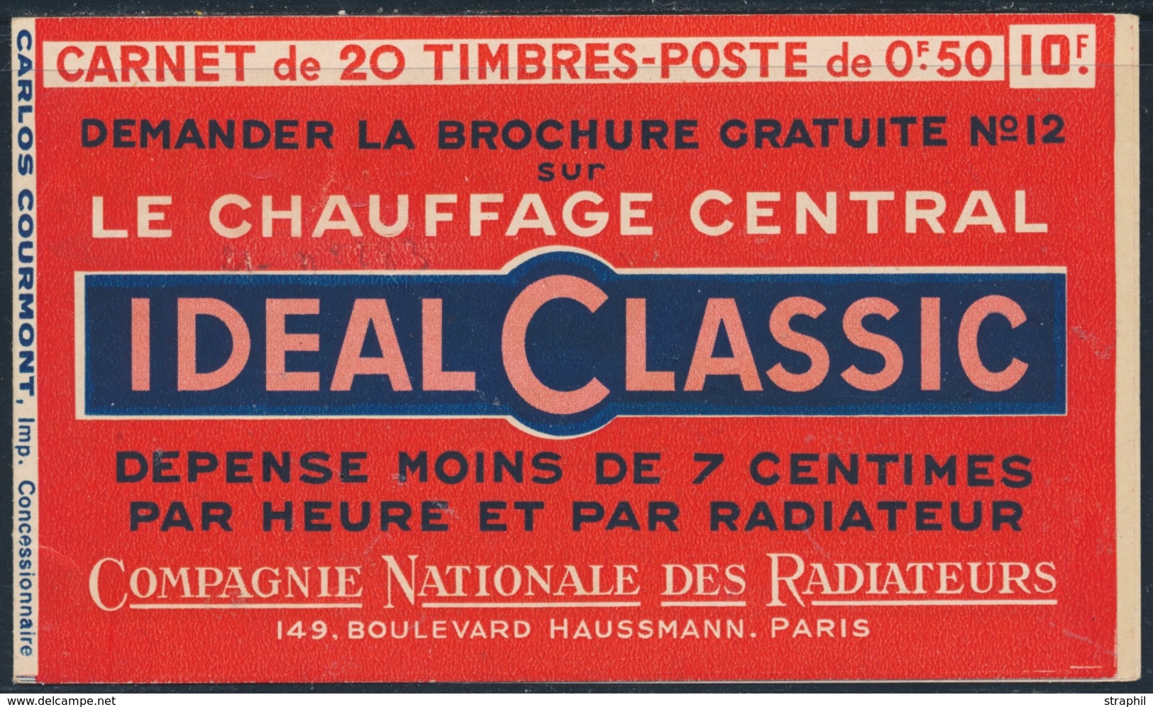 ** CARNETS ANCIENS - ** - N°517 C2 - Secours National - Carnet Daté 24/8/42 - Série S63 - TB - Autres & Non Classés