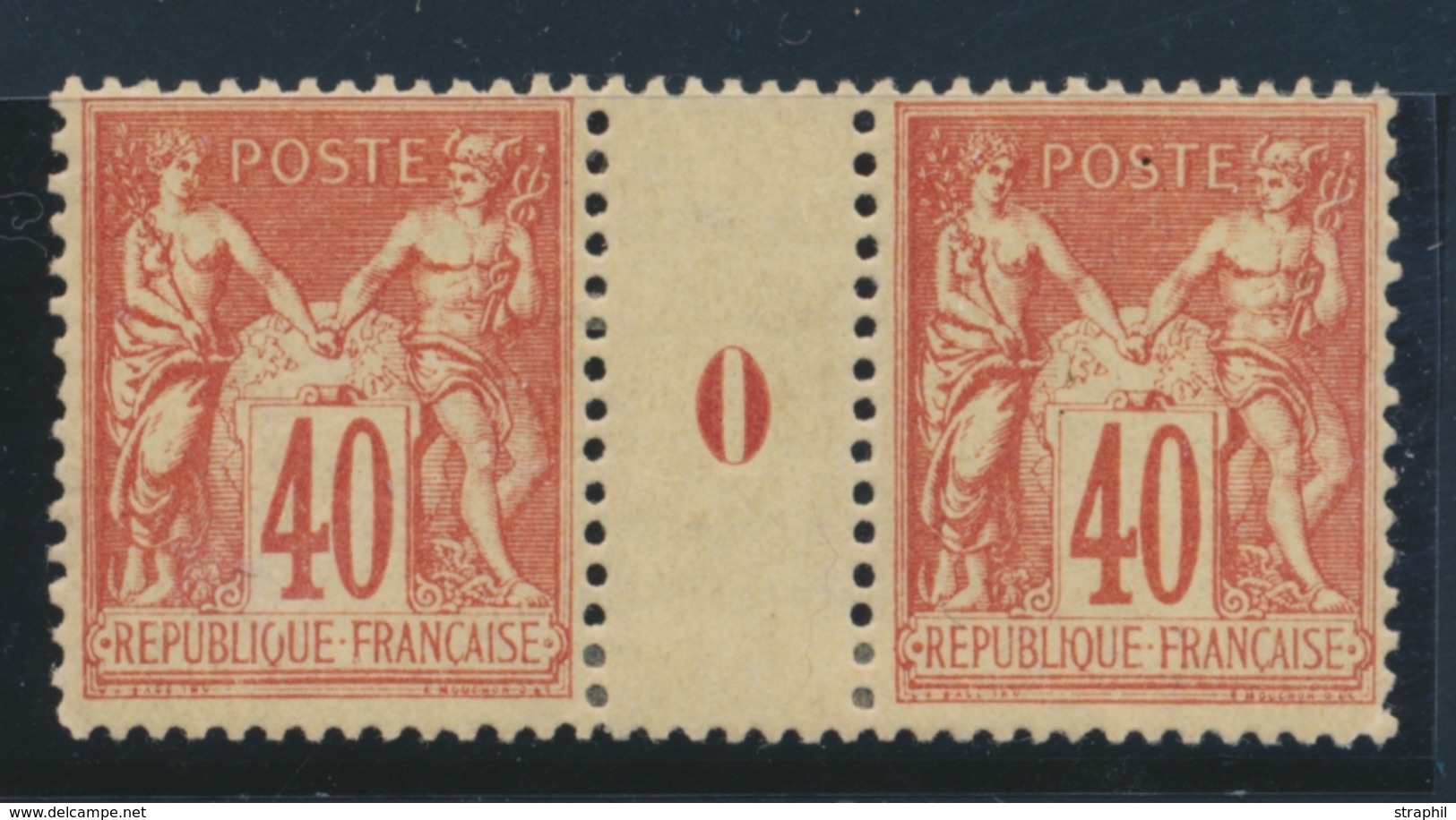 ** MILLESIMES - ** - N°116 -10c Rouge - Paire - Mill. 1 - TB - Millésimes