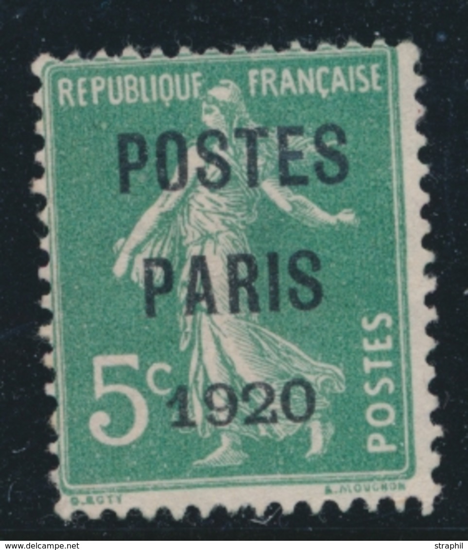 * PREOBLITERES - * - N°27 - Signé Calves -TB - 1893-1947