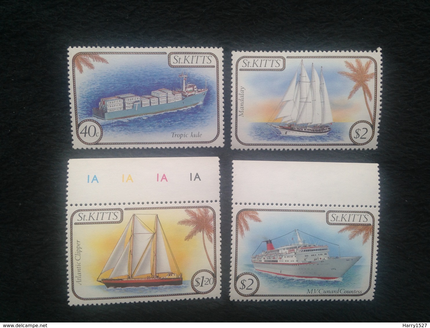 St Kitts Ships Mint - St.Kitts En Nevis ( 1983-...)