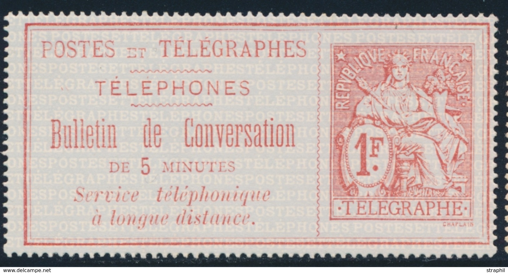 (*) TIMBRES - TELEPHONE - (*) - N°21 - TB - Télégraphes Et Téléphones