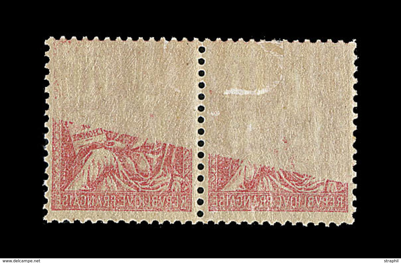 ** VARIETES - ** - N°123 - 5F Merson - Exceptionnelle Variété De Piquage - TB - Neufs