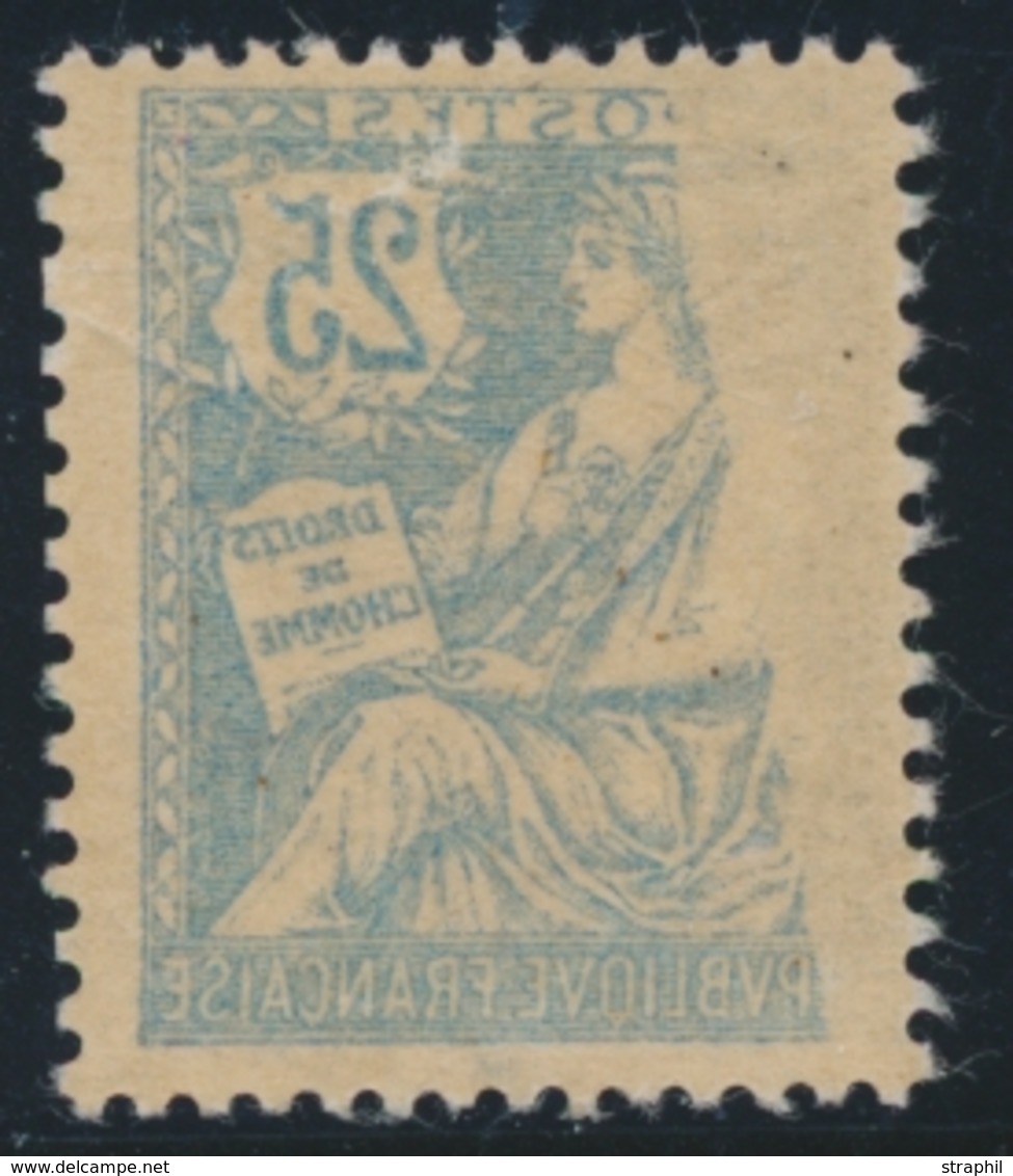 ** VARIETES - ** - N°132d - Impression Recto-verso - TB - Neufs