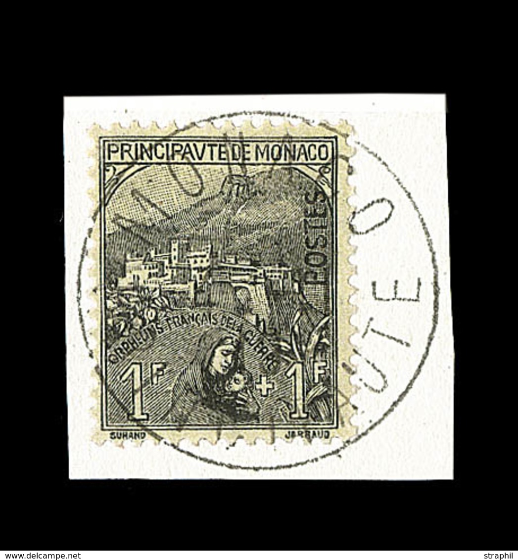 F TIMBRES POSTE - F - N°33 - 5F+5F Rose Verdâtre - Belle Obl. Centr. MONACO 3/11/19 - Signé MIRO - TB - Autres & Non Classés