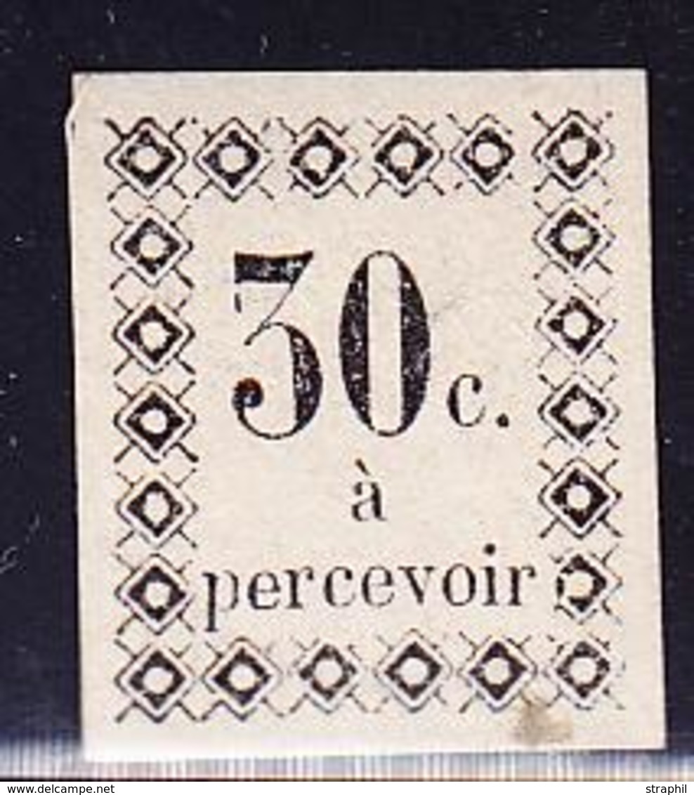 (*) GUADELOUPE - TIMBRES TAXE - (*) - N°5 - 30c Noir S/blanc - TB - Autres & Non Classés