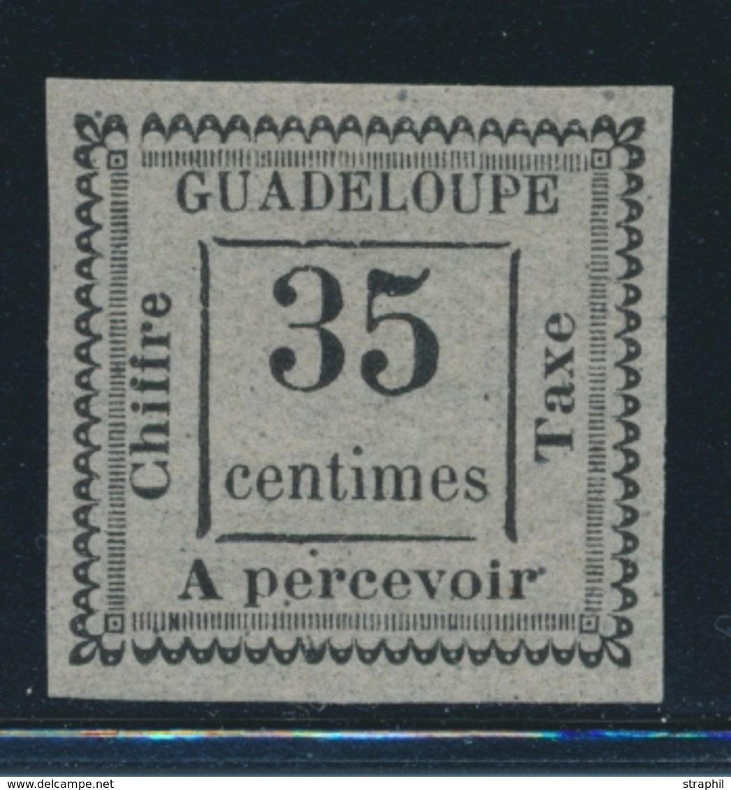 * GUADELOUPE - TIMBRES TAXE - * - N°11 - 35c - TB - Autres & Non Classés